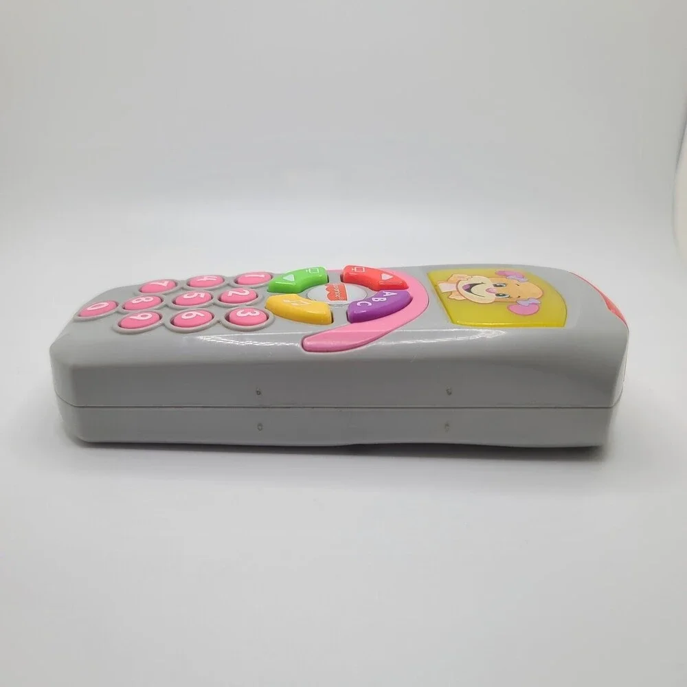 Fisher Price Toy Cell Phone Interactive Sings Lights Up Works